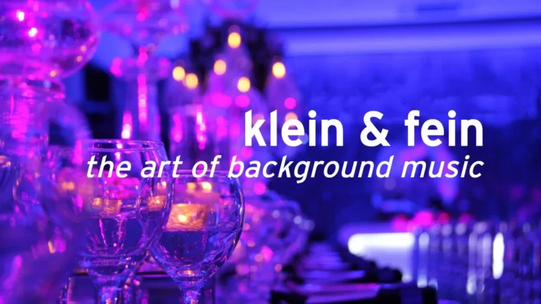 Kleine, feine Hintergrundmusik für entspannte Momente und angenehmes Ambiente.